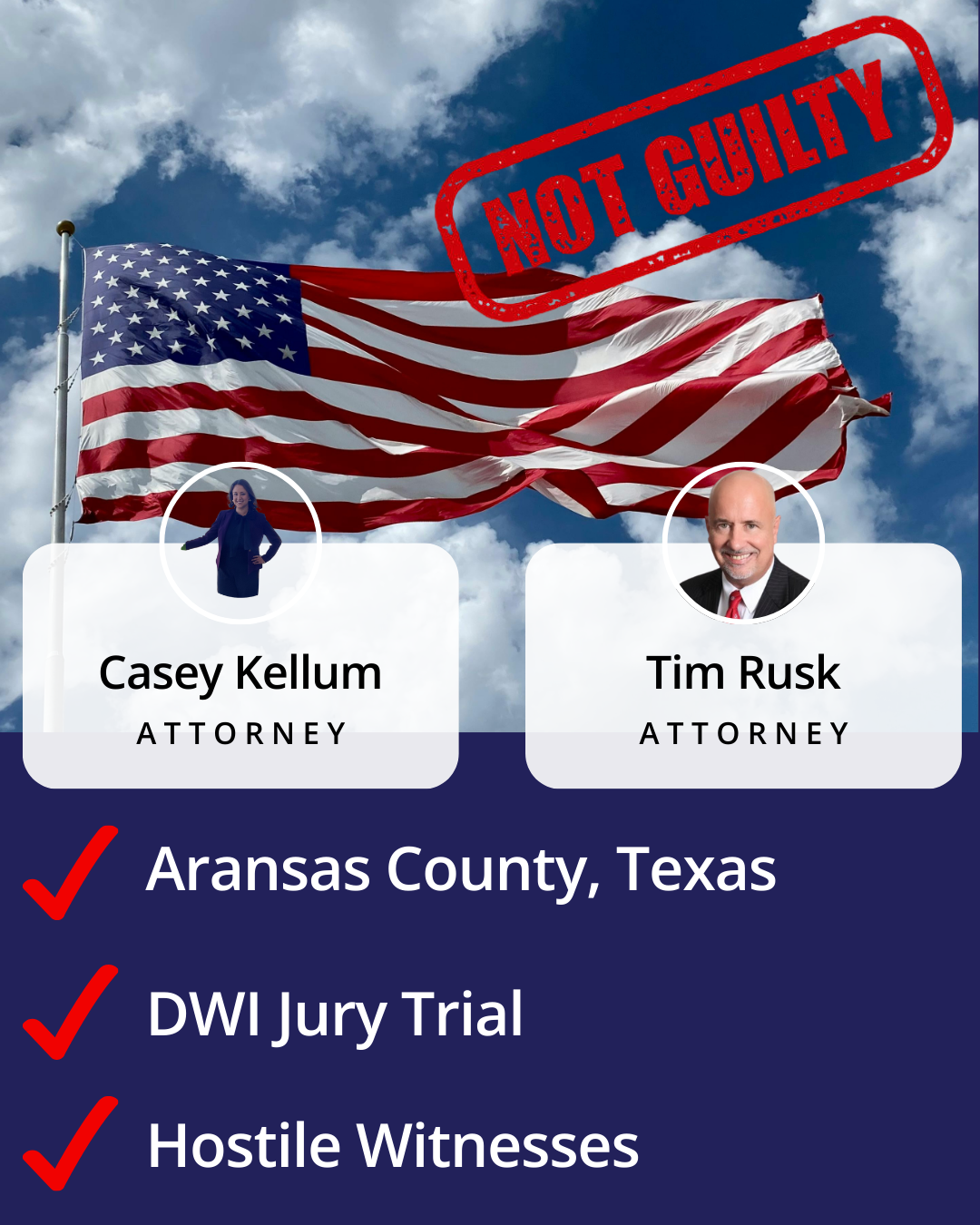 Not Guilty in Aransas County