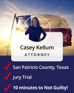 DWI Not Guilty in San Patricio County. Dunham & Jones