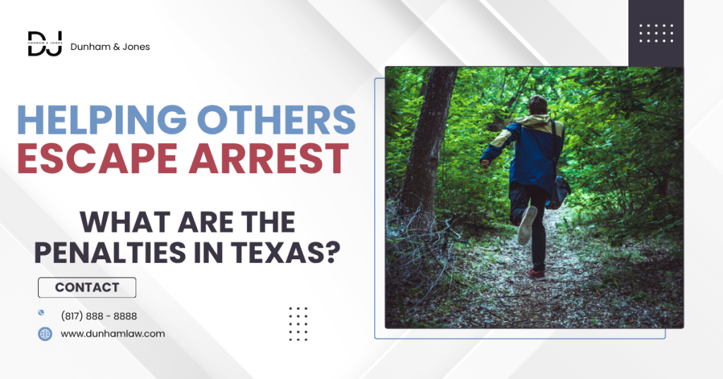 Helping someone avoid arrest in Texas