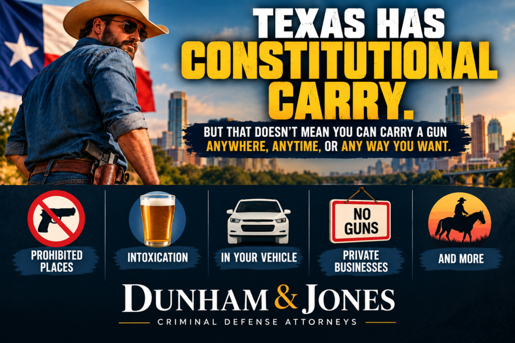If Texas Has Constitutional Carry, How Can You Still Be Charged With Unlawful Carrying of a Weapon?